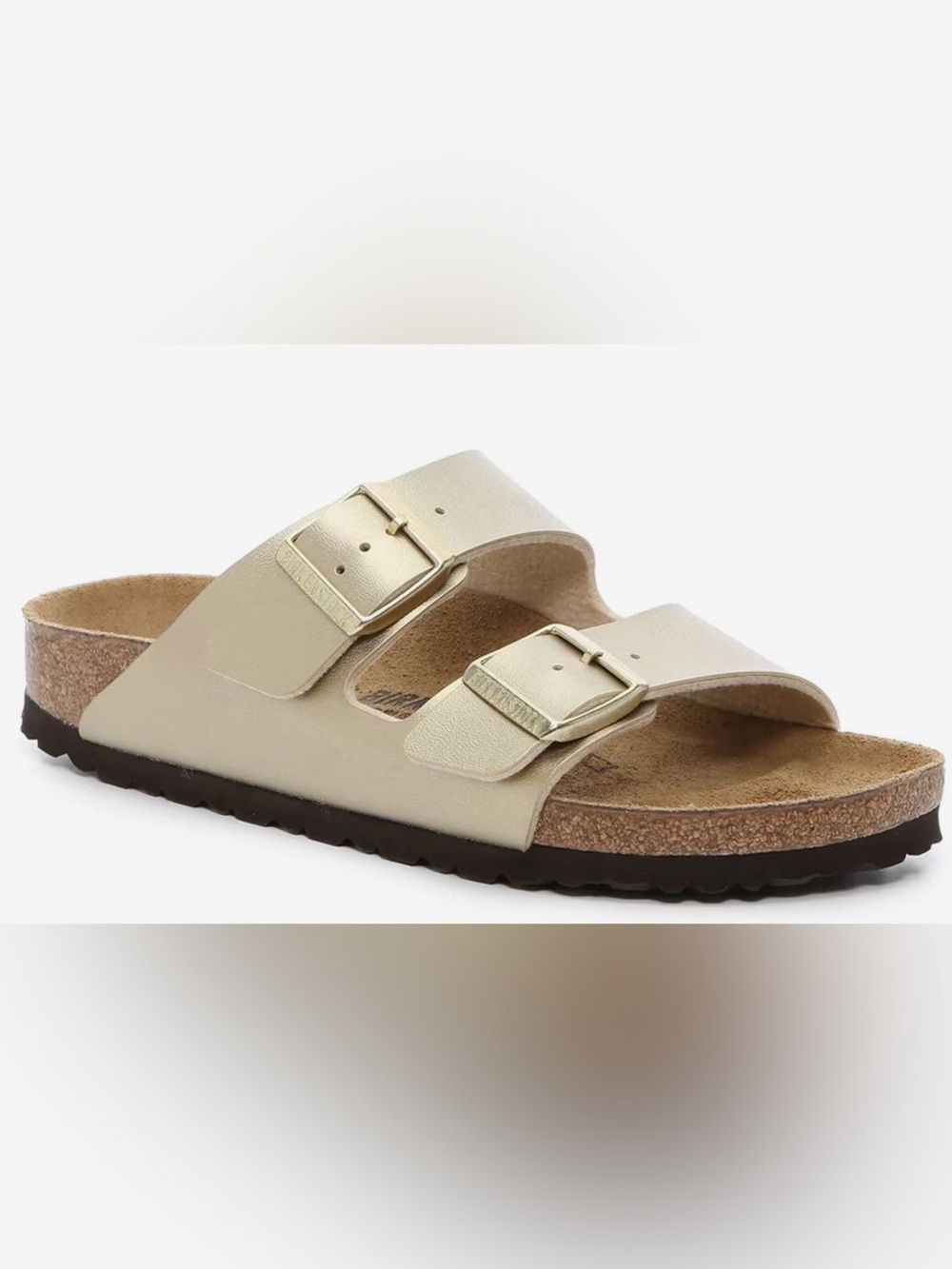 Birkenstock Arizona Slide Sandal - Women’s Gold Metallic